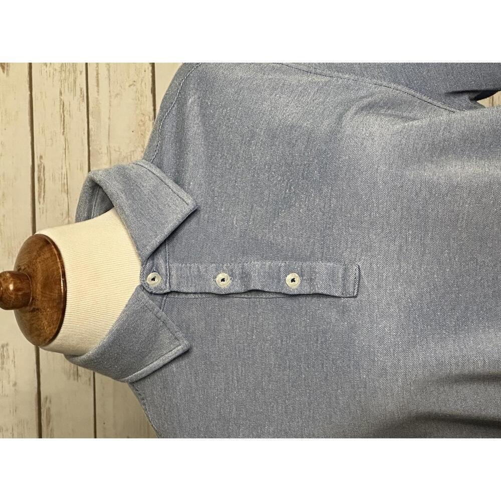Nat Nast classic denim blue polo shirt Size Medium - Picture 2 of 7